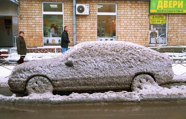 как мыть машину зимой на улице 