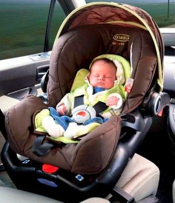 как устанавливать детское кресло в машину для новорожденных