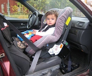 как установить детское кресло в машину 