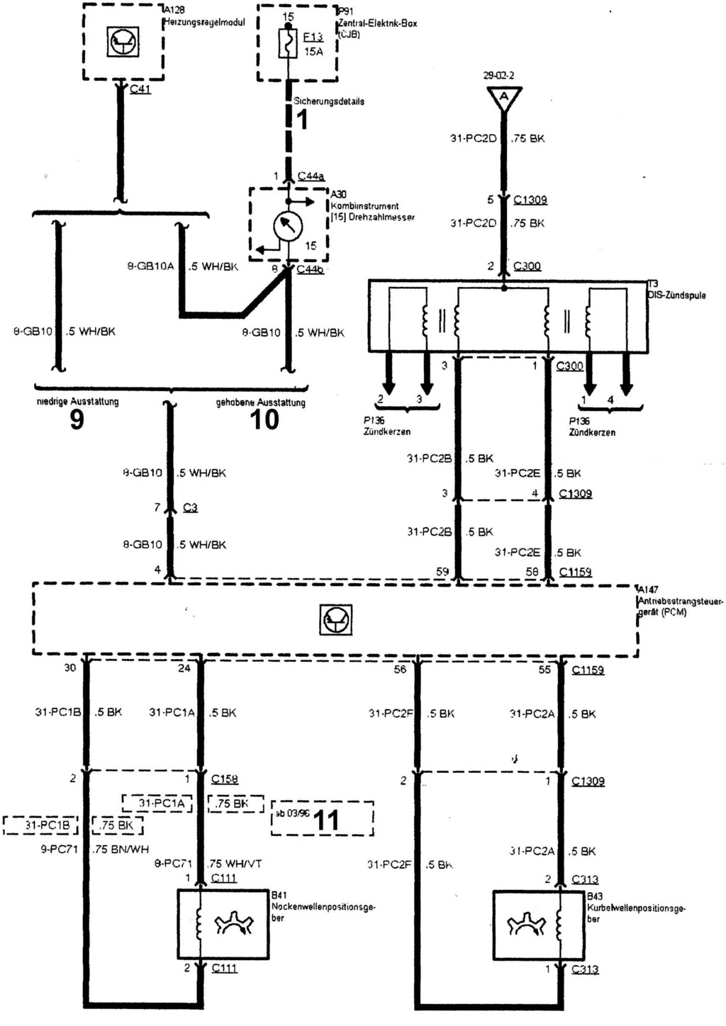 Схема электрооборудования Ford Escort 1980-1990г