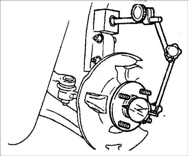  Поворотный кулак и ступица переднего колеса Kia Clarus