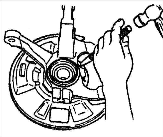  Ремонт поворотного кулака Kia Clarus