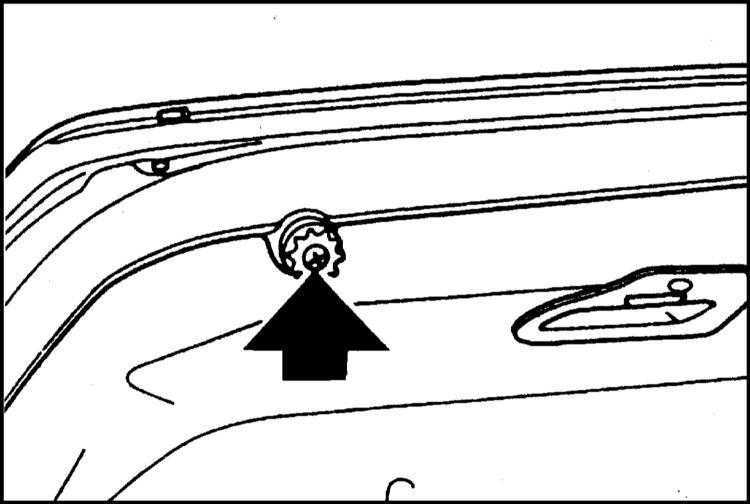  Регулировка положения крышки багажника BMW 5 (E39)