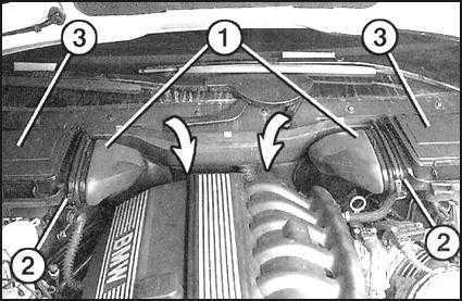  Снятие и установка привода стеклоочистителя/ крышки BMW 5 (E39)