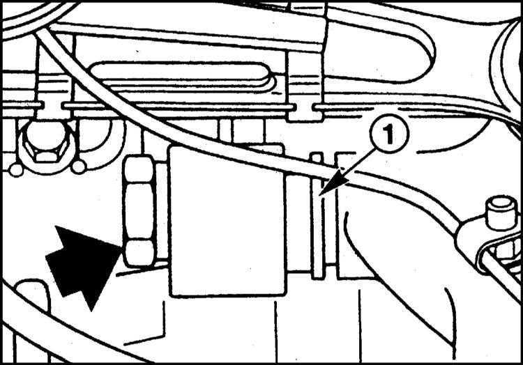  Снятие и установка заднего амортизатора BMW 5 (E39)