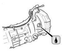 Проверка уровня трансмиссионного масла РКПП Subaru Forester